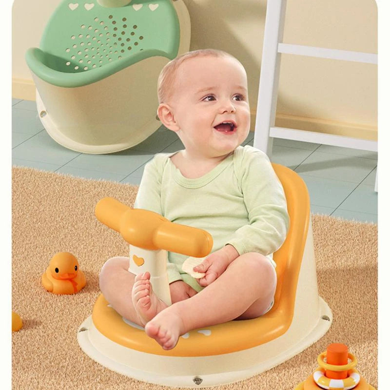 Portable Baby Shower Support Seat – Newborn & Infant Bathing Cushion