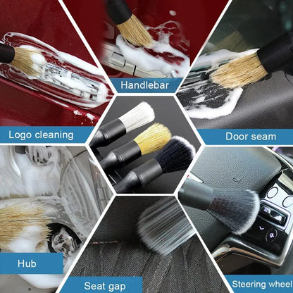 Car Detailing Brush Kit – Interior & Exterior Cleaning Brushes for Cars