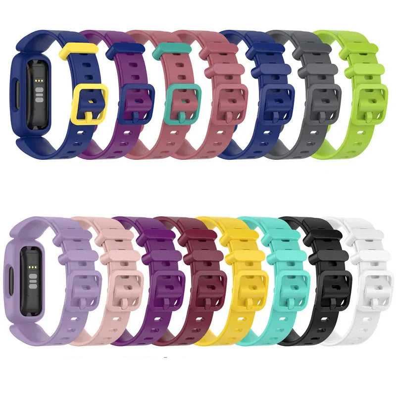 Silicone Strap for The Fitbit Ace 2/3 & Inspire Series (16 colours available)
