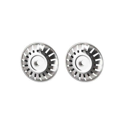 2-in-1 Kitchen Sink Strainer & Stopper – Stainless Steel Drain Waste Filters