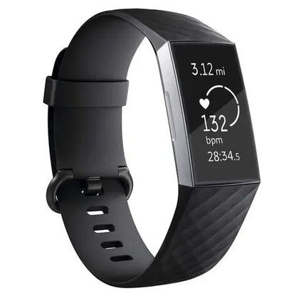 Fitbit Charge 3/3SE/4 Silicone Replacement Band (available in 2 sizes & 14 colours)