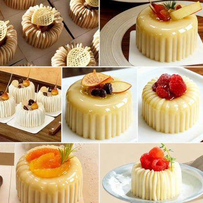 15-Cavity Silicone Mousse Mould – Mini Layered Dessert & Cake Mould