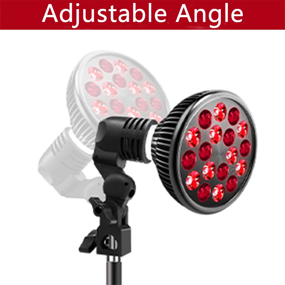 LED Red Light Therapy Lamp with Adjustable Stand – 660nm & 850nm Light Therapy Device