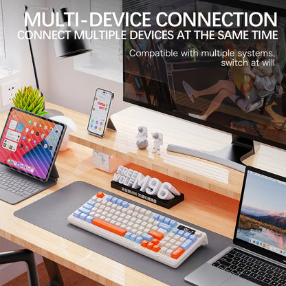 M96 Wireless Gaming Keyboard – Smart Screen Mechanical-Style Keyboard