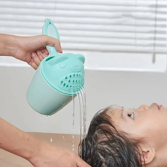 Baby Shampoo Rinse Cup with Forehead Shield – Toddler Bath Hair Washing Cup
