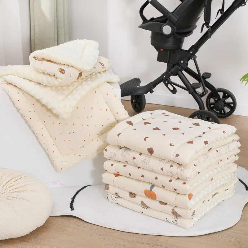 Baby Stroller Seat Cushion – Soft Breathable Pushchair Mattress Pad