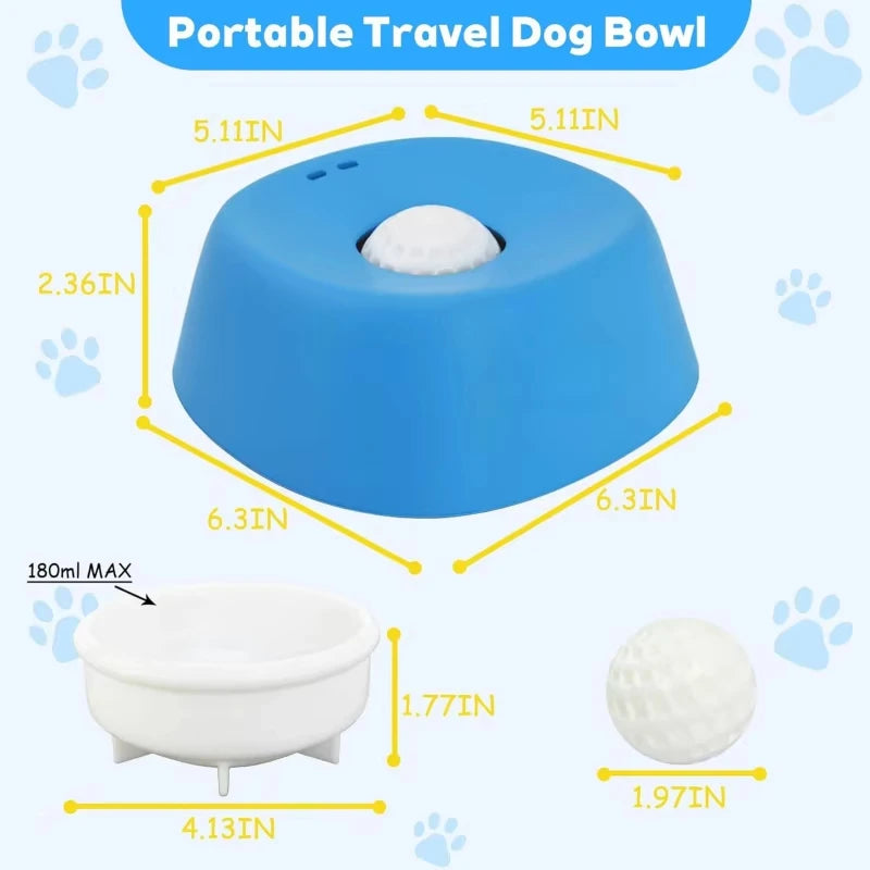Slow Feed Lick Bowl for Dogs – Anti-Choking Feeding Bowl
