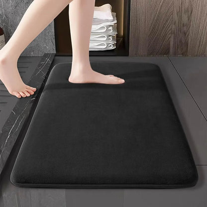 Quick-Dry Bathroom Floor Mat – Soft Anti-Slip Door & Shower Rug