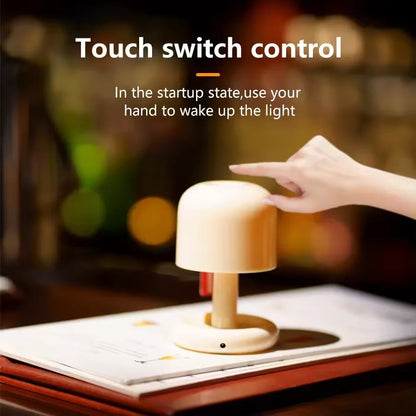 Mini Sunset Mushroom Night Light – USB Rechargeable LED Table Lamp