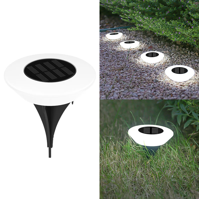 Solar LED Ground Lights – Waterproof Outdoor Pathway & Garden Lights (1 or 4 Pack)