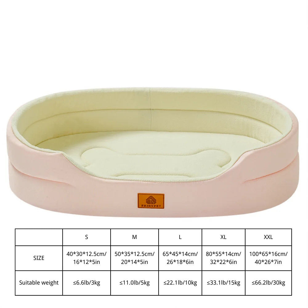 Waterproof Orthopaedic Dog Bed – Removable Washable Cover