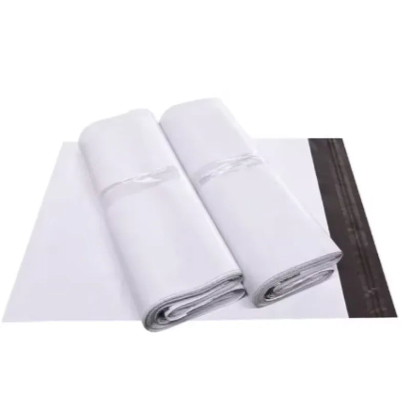 White Self-Sealing Courier Bags – Waterproof Shipping & Mailing Satchels