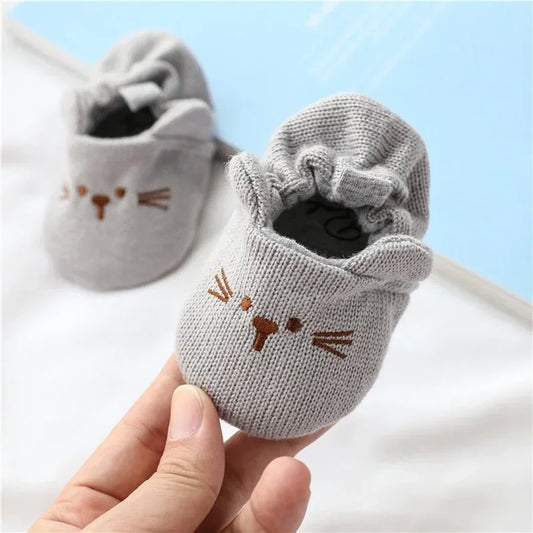 Baby First Walker Shoes – Cute Animal Ear Soft Sole Crib Shoes (0–18 Months)
