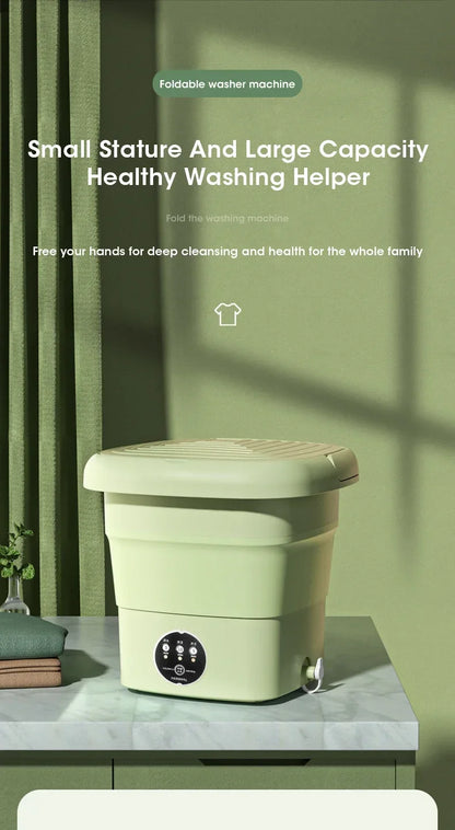 4.5L Portable Folding Washing Machine for Travel & Small Spaces