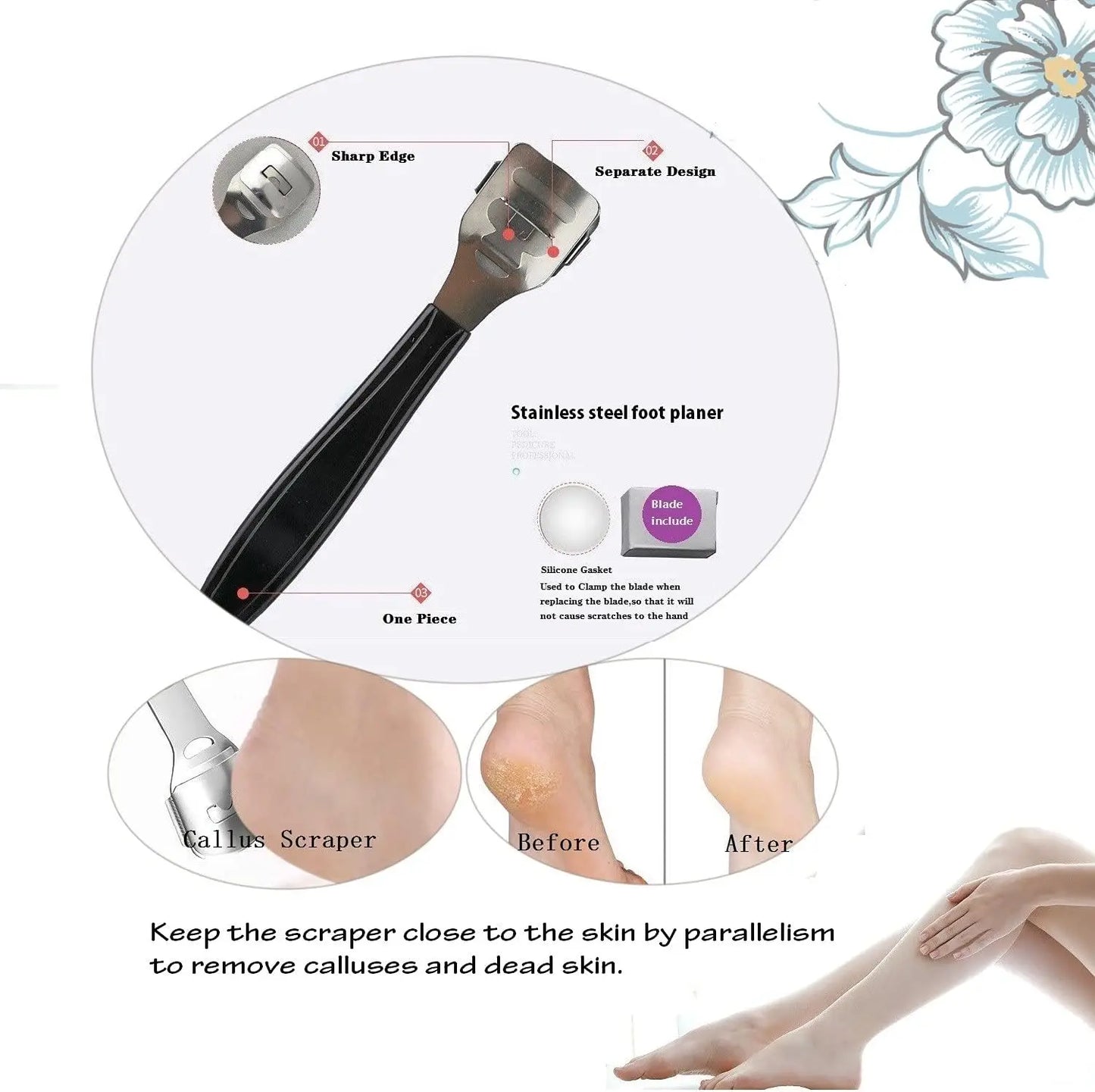 Professional Pedicure Tool Kit – 8, 15 or 23-Piece Stainless Steel Foot Care Set