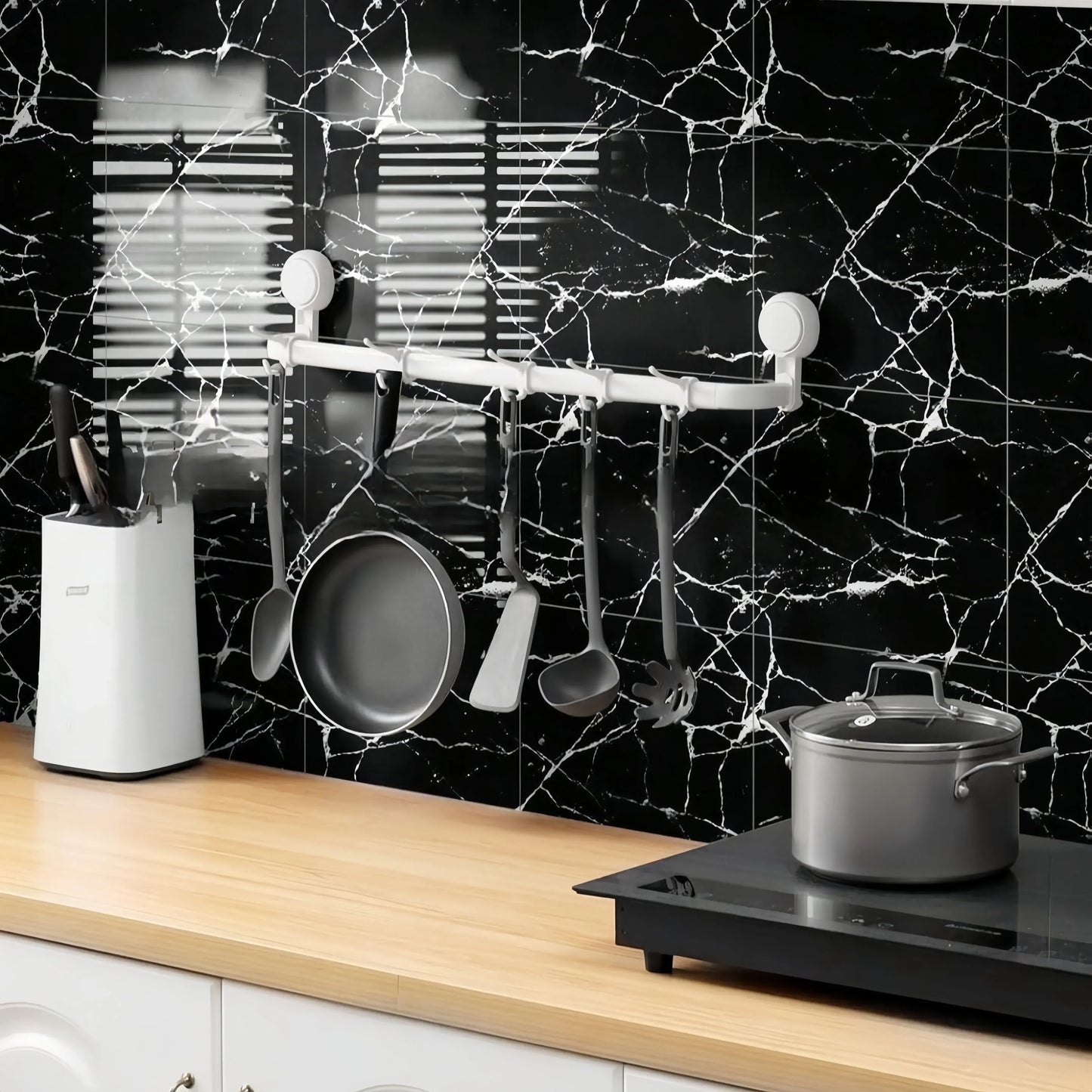 PVC Self-Adhesive Marble Waterproof Floor Tiles (available in 10 designs)