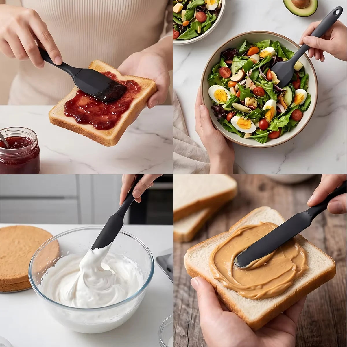 6-Piece Silicone Kitchen Utensil Set