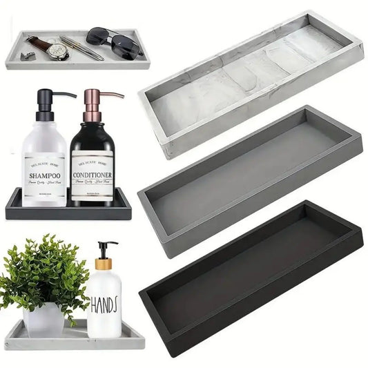 Silicone Vanity Tray – Bathroom & Jewellery Storage Organiser