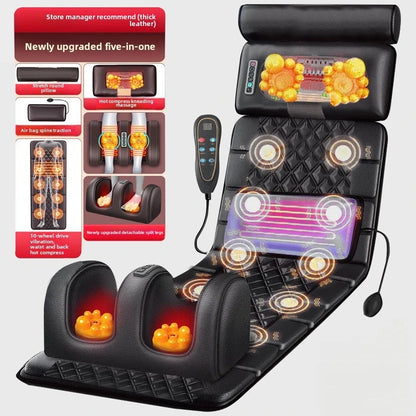 Full Body Massage Mattress with Heat – Air Compression & Vibration Massage Mat