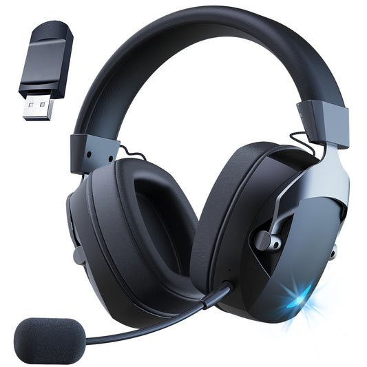 Wireless Gaming Headset for PS5, PC & Switch with Mic