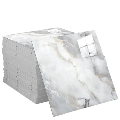PVC Self-Adhesive Marble Waterproof Floor Tiles (available in 10 designs)