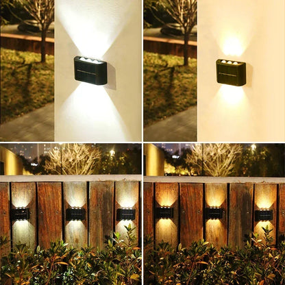 Solar LED Wall Light – Waterproof Up & Down Outdoor Garden Light