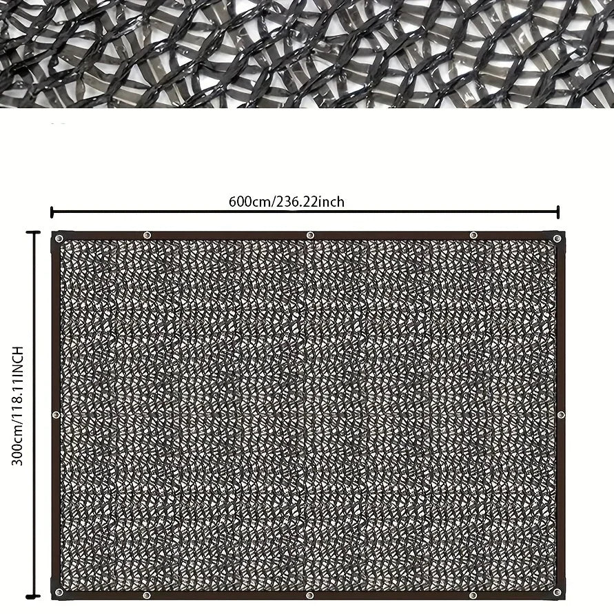 Heavy-Duty Shade Cloth – 70–80% UV Shade Net for Garden, Greenhouse & Privacy Screening