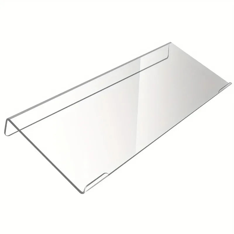Acrylic Keyboard & Mini PC Stand – Compact 15° Desktop Riser