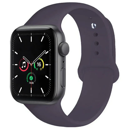 Silicone Replacement Strap for Apple Watch Series (38mm - 42mm) (available in 45 colours)
