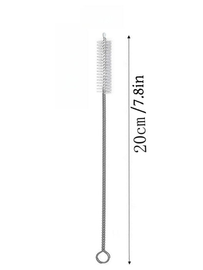 Cute Glass Drinking Straw – Reusable Cherry & Bow Design