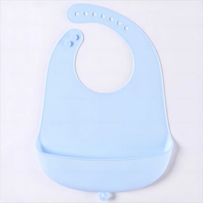 Silicone Baby Bib – Waterproof Food Catching Feeding Bib