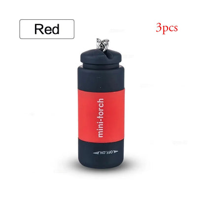 USB Rechargeable Mini Keychain Flashlight – Pocket LED Torch