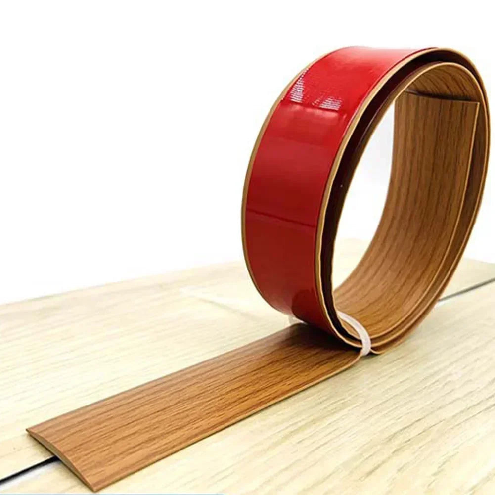 Self-Adhesive Vinyl Transition Strip – Floor Gap & Carpet Threshold Spacer (10 designs available)