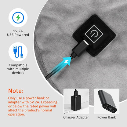 Electric Heated Shoulder & Neck Wrap – Adjustable Heat Therapy Pad (3 Levels)