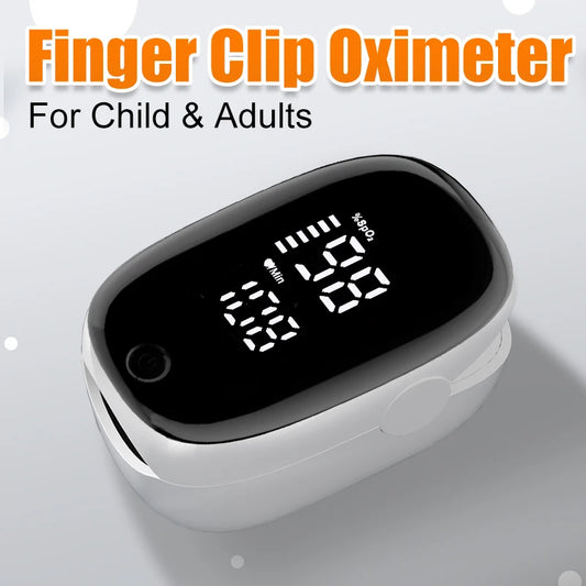Portable Fingertip Pulse Oximeter – SpO2 & Pulse Rate Monitor with LED Display