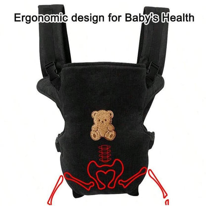 4-in-1 Ergonomic Baby Carrier – Adjustable Front & Back Infant Carrier (Up to 10kg)