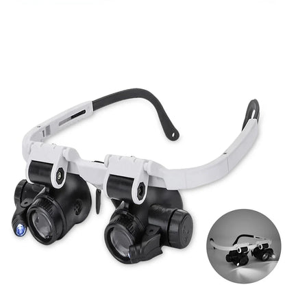 LED Magnifying Glasses – 8X/15X/23X Telescopic Watch & Jewlery Repair Loupe