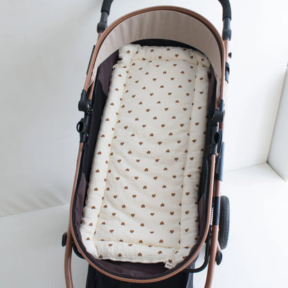 Baby Stroller Seat Cushion – Soft Breathable Pushchair Mattress Pad