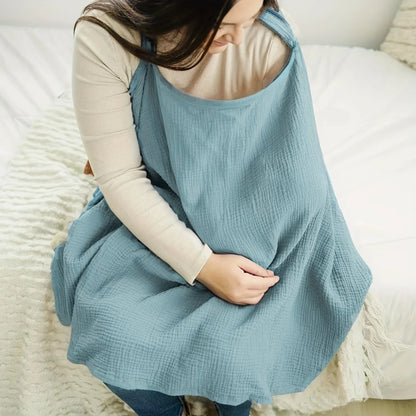 Breathable Nursing Cover Scarf – Lightweight Breastfeeding Cover-Up
