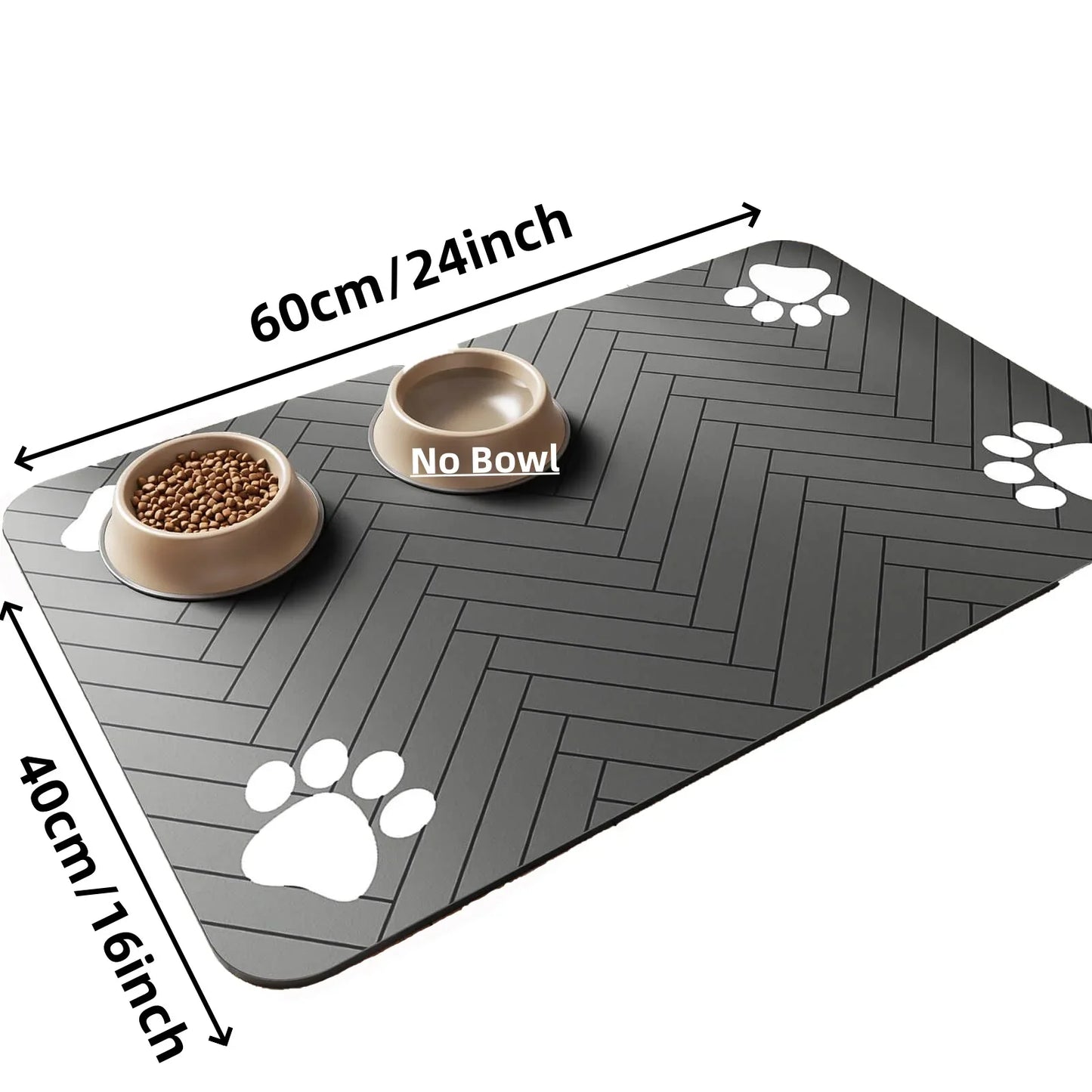 Absorbent Pet Feeding Mat – Waterproof Non-Slip Dog & Cat Placemat