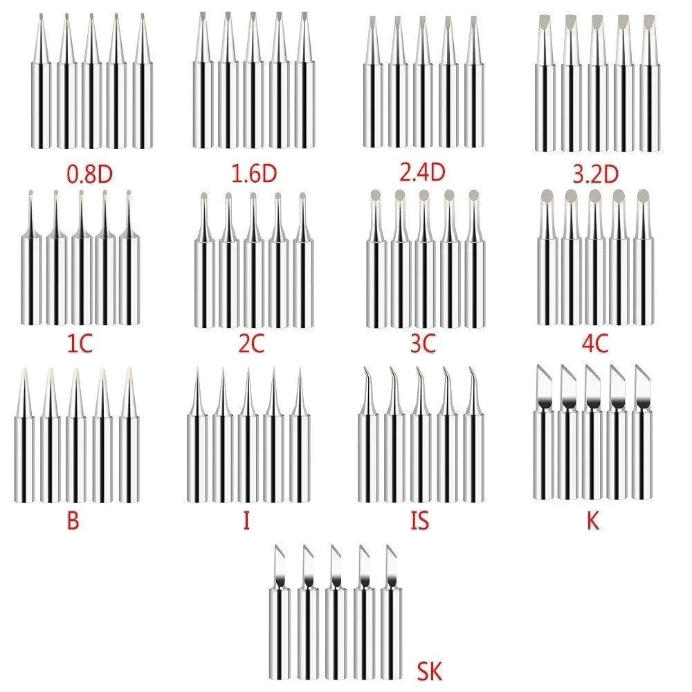 Soldering Iron Tip Set - 900M-T (10pcs)