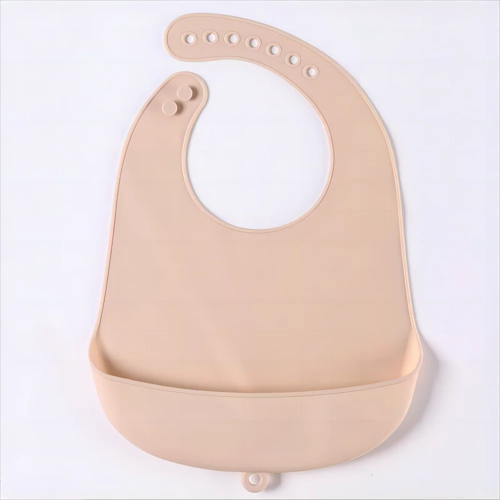 Silicone Baby Bib – Waterproof Food Catching Feeding Bib