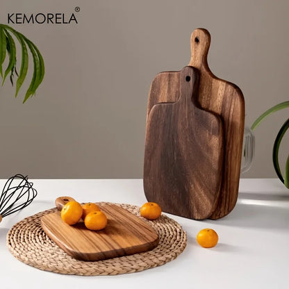 Wooden Serving Board – Durable Cutting Board for Bread, Cheese & Fruit