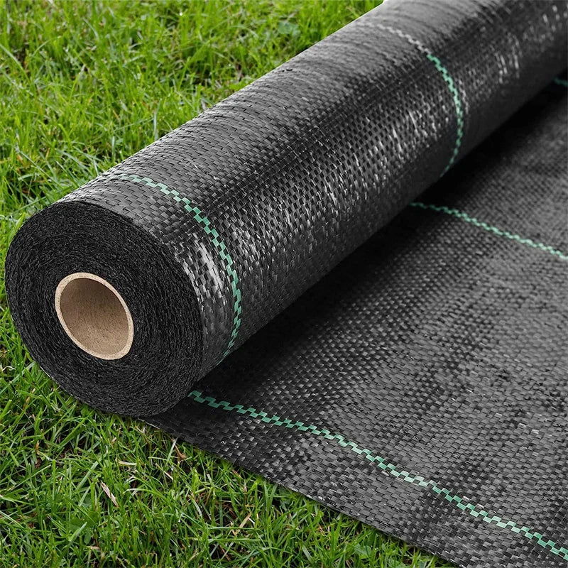 Heavy-Duty Woven Weed Mat – Non-Slip Garden Ground Cover & Weed Barrier Fabric