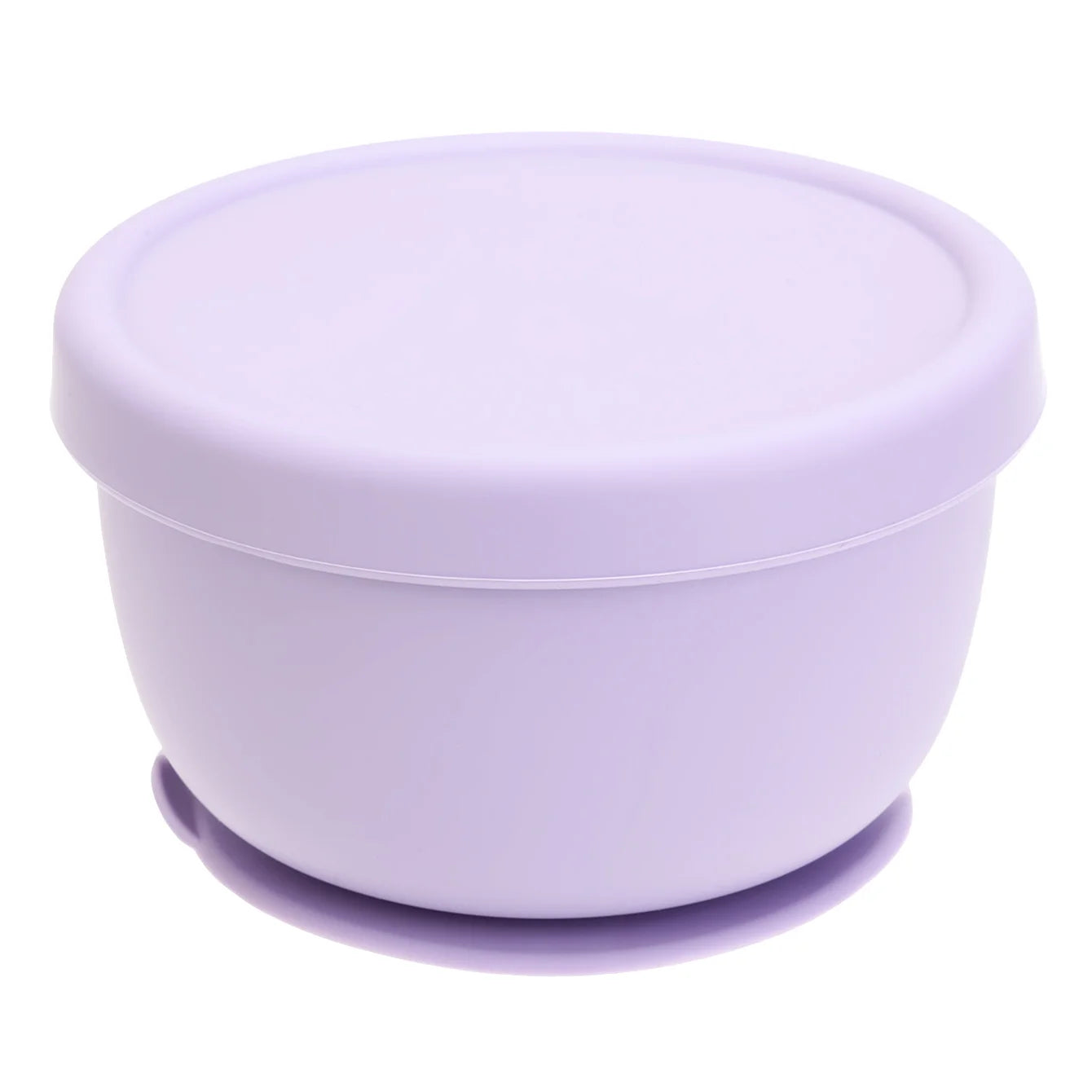 Silicone Baby Suction Bowl with Lid – Portable Feeding & Food Storage Bowl