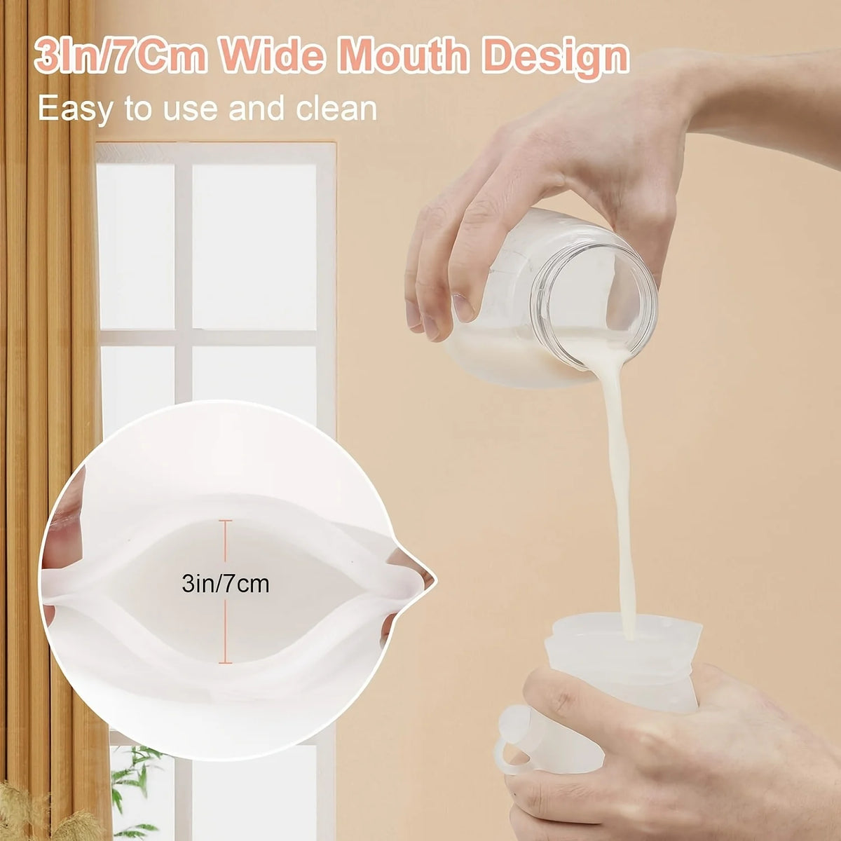 Reusable Silicone Breast Milk Storage Bag – 320ml Self-Standing Freezer Bag