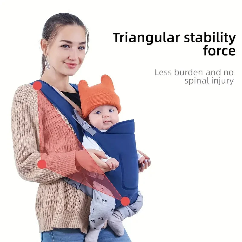 4-in-1 Ergonomic Baby Carrier – Breathable Newborn to Toddler Support