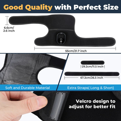 Wireless Heated Joint Wrap – Rechargeable Heat Therapy Brace for Knees, Shoulders & Elbows