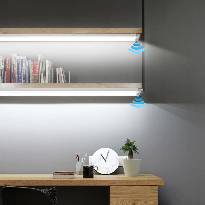USB Rechargeable Motion Sensor LED Tube Light for Wardrobe & Bedroom