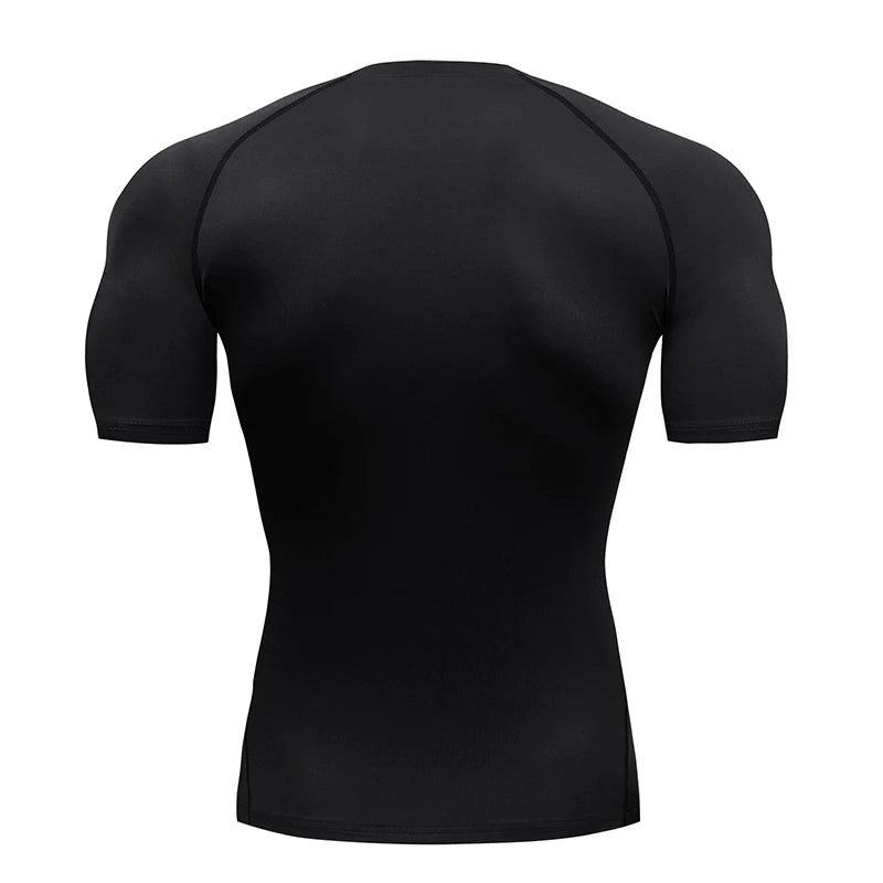 Men's Short Sleeve Compression T-Shirt – Quick-Dry Athletic Gym & Running Top